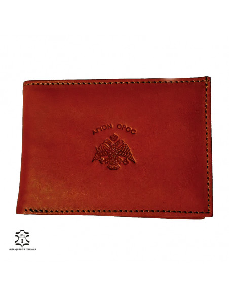 Mount Athos - Leather wallet