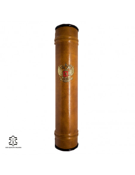 Δερμάτινο σωλήνα - ρωσικό Οικόσημο