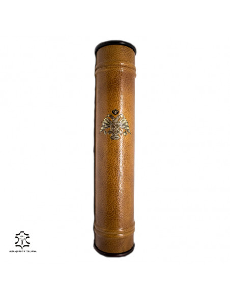 Δερμάτινο σωλήνα - Βυζαντινό Οικόσημο